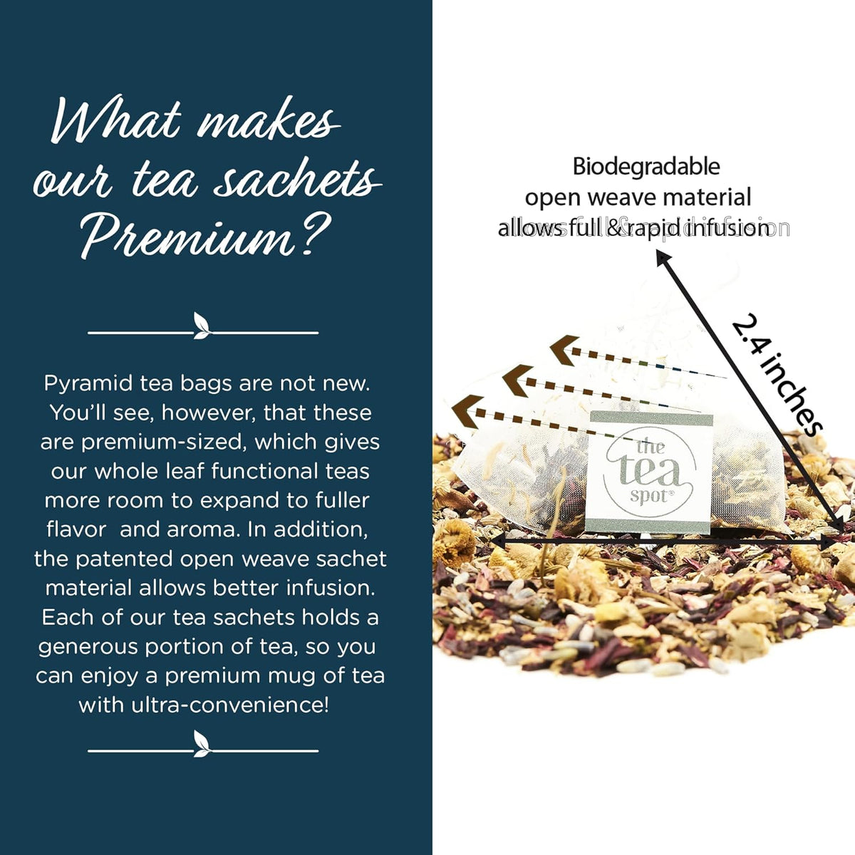 The Tea Spot Organic Lights Out Tea with Valerian Root Relaxation, Blend of Hibiscus, Peppermint, Chamomile, Lavender, Licorice Root & Valerian Root