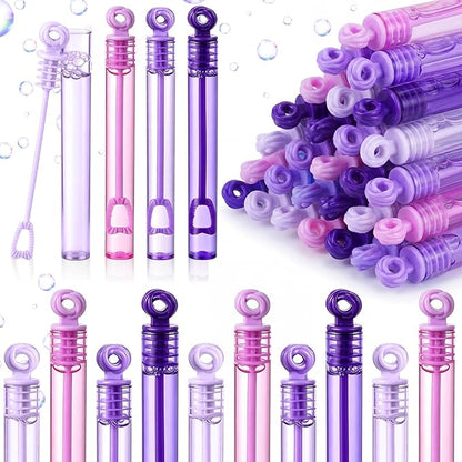 Lunmon 120 Pcs Purple Mini Bubble Wands Bulk Purple Party Favors Kpop Theme Toys Gifts for Kids Toddler Summer Birthday Party Supplies Goodie Bag Stuffers Treat Bag Fillers Outdoor Classroom Prizes