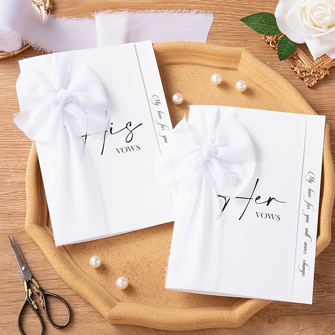 DORIS HOME White Chiffon Ribbon for Flower Bouquet, 2" x21Yd Fabric Ribbon for Gift Wrapping, Handmade Frayed Ribbon for Wedding/Christmas Decorations
