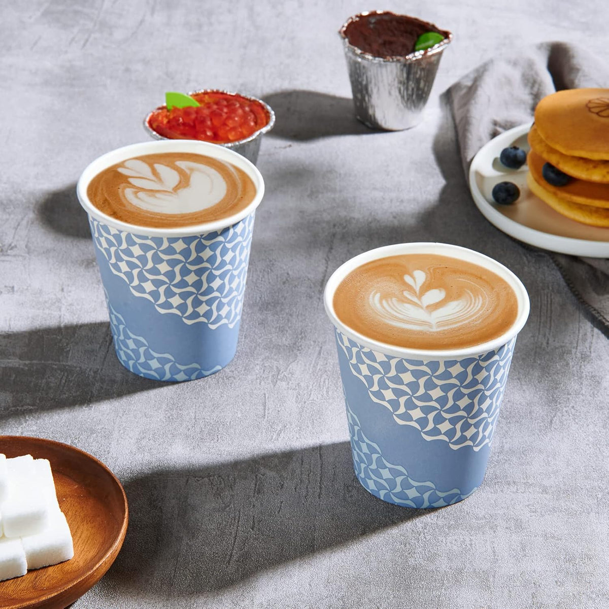 Muchii Paper Coffee Cups 10 oz, 240 Count Disposable Coffee Paper Cup, Paper Drinking Cups for Hot/Cold Beverage