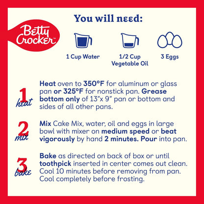 Betty Crocker Favorites Super Moist Devil’s Food Cake Mix, 13.25 oz