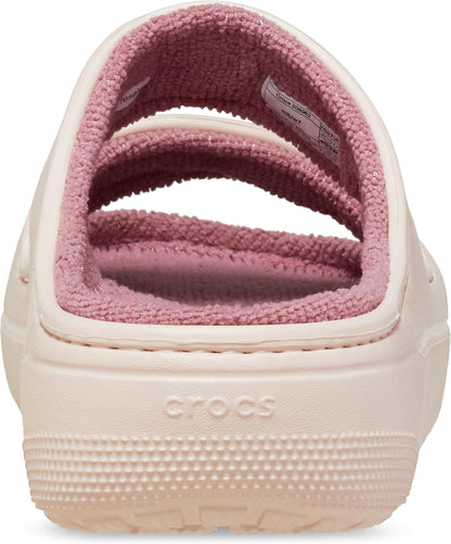 Crocs Unisex Adult Classic Cozzzy Towel Sandals, Fuzzy Slippers and Slides