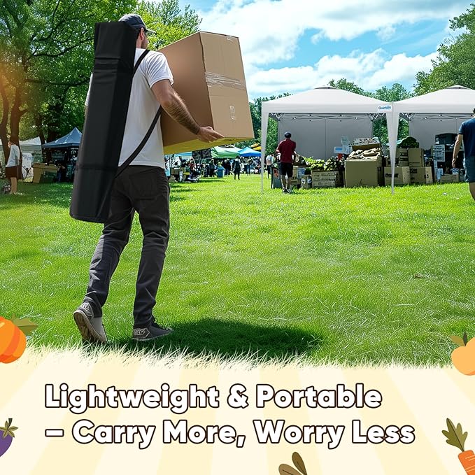 Quictent 10x10 Pop Up Canopy Tent with 1 Sidewall, Instant Setup Gazebo for 1 Person, Portable & Compact, Waterproof & UV Protection, Ideal for Camping, Beach, Parties, and Outdoor Events