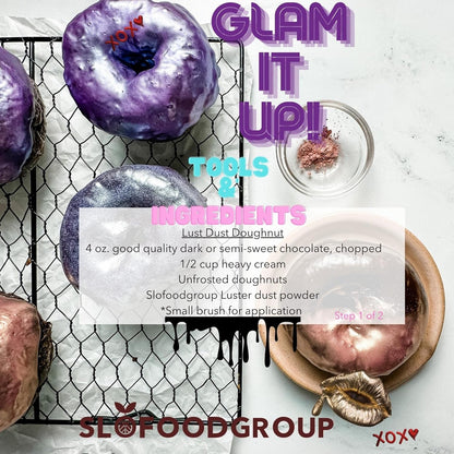 Slofoodgroup Rose Gold Luster Dust, Rose Gold Colored Edible Glitter, 5 Gram Bottle