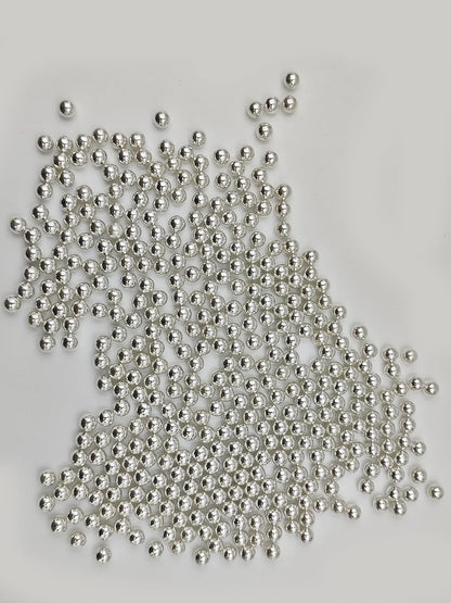 Silver Pearl Sugar Sprinkles 3.53 oz, 7mm Candy Pearls Ideal for Baking, Cake and Cupcake Toppers, Cookie Decoration, Ice Cream Topping, Wedding Shower Valentines Halloween Christmas