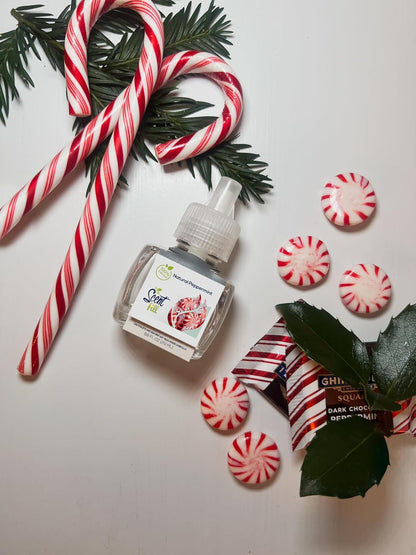 Scent Fill 100% Natural Peppermint Plug in Air Freshener, 4 Scented Oil Refills