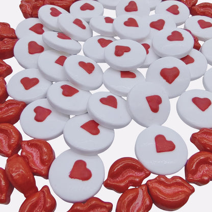Sprinkles Eyes & Redlips Cake Decorations Topper Edible Themed Sprinkles For Cake Decorations, Baking, Ice Cream, Cookies, Cupcake Topper 3OZ