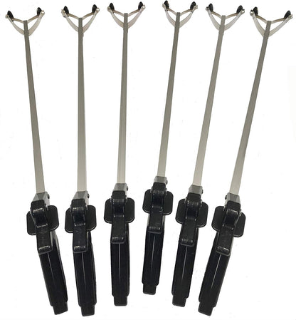 ArcMate EZ Reacher - Heavy Duty Grab-It Reaching Tool - Grabber Reacher with 4.5 Inch Jaws, Can Lift a Dime to 8 lb. Brick, Lightweight, Sturdy, Ideal for Commercial, Maintenance, Seniors, 40", 6 Pack