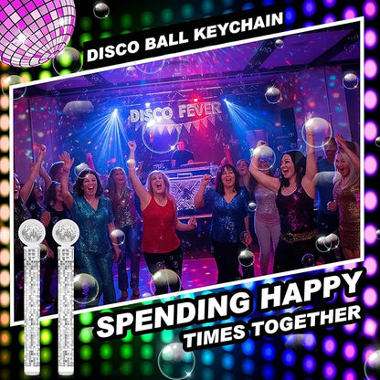 JellyArch 48 Pcs Disco Wedding Party Favors Bubbles Wands Bulk with Disco Balls Top and Stickers Party Favors Supply Bubble Wands for Summer Birthday Wedding Gift Outdoor Indoor Activity