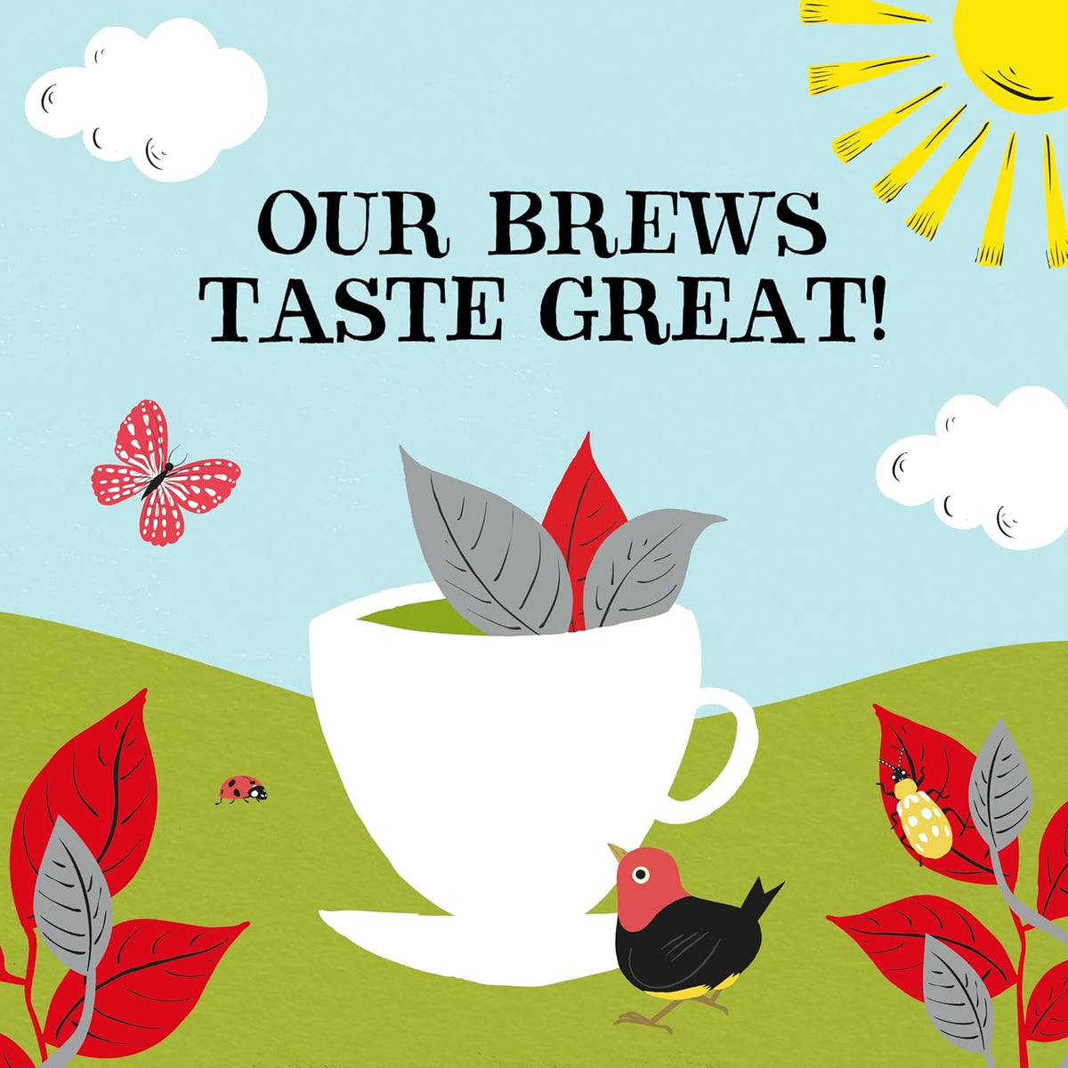 Clipper Tea, English Breakfast Assam Blend, Fairtrade, Organic, Plant-Based, Caffeinated British Tea, 1 Pack, 80 Unbleached Tea Bags