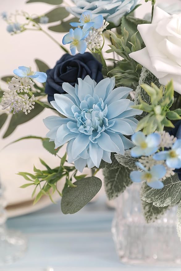 Serra Flora Artificial Flowers Combo Box Set for DIY Wedding Bouquets Centerpieces Arrangements Bridal Shower Party Home Decorations
