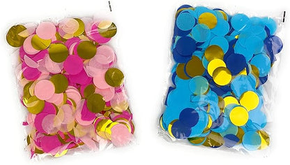 Baby Gender Reveal Kit - Pink & Blue Confetti