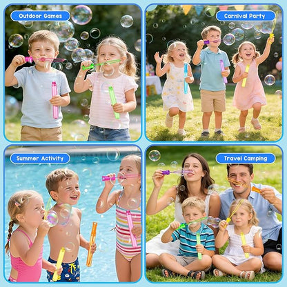 72PCS Bubble Wands for Kids,Bulk Bubble Wand for Kids Party Favor, Bubble Maker for Party Favor,Birthday,Goodie Bags, Wedding, Carnival Prizes, Summer Outdoor Toy Gifts, Assortment 6 Colors