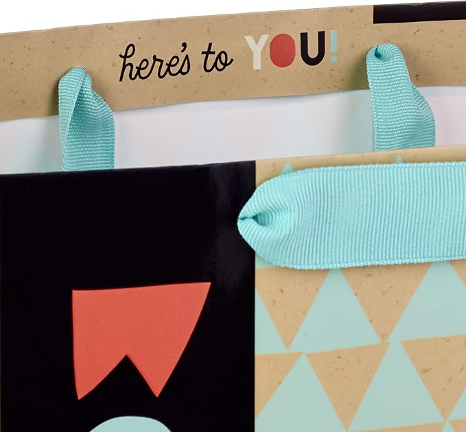 Hallmark Celebrate Gift Bags Assortment with Tissue Paper (Pack of 3: 2 Large 13" and 1 Medium 7" Gift Bags for Birthdays, Baby Showers and More)