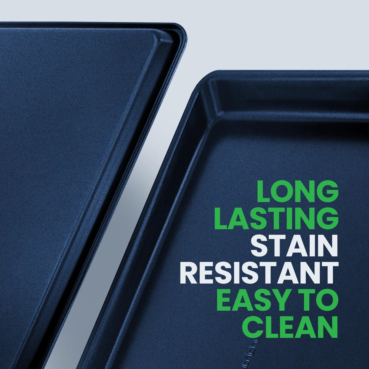 NutriChef Extra Large Nonstick Cookie Sheet Baking Pan, XL Size 22 Inch x 16 Inch, Premium Carbon Steel Oven Baking Sheet for Cookies, Jelly Rolls