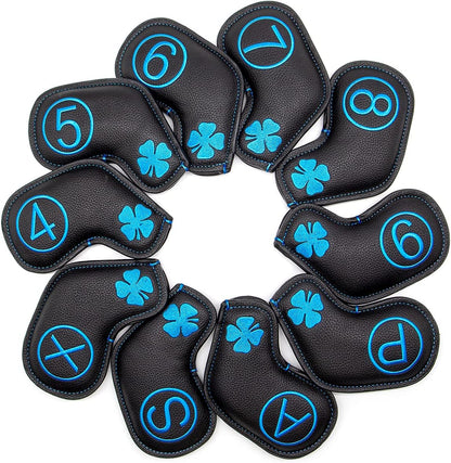 Barudan Golf Iron Club Head Covers Headcovers fits for Taylormade, Mizuno, Callaway, Etc.