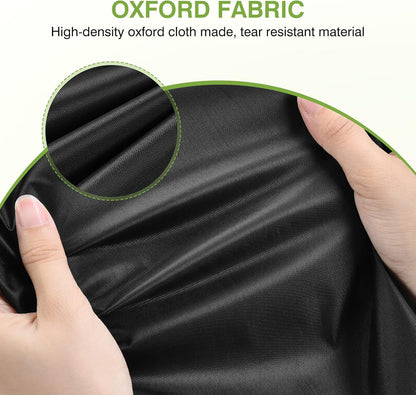 OTraki 12x16 inch Wet Bag 2Pcs Waterproof Swim Bag for Wet Clothes Small Swimsuit Dirty Clothes Laundry Bag Travel Machine Washable for Gym Beach Pool, Oxford Cloth with Handle & Zippered, Black