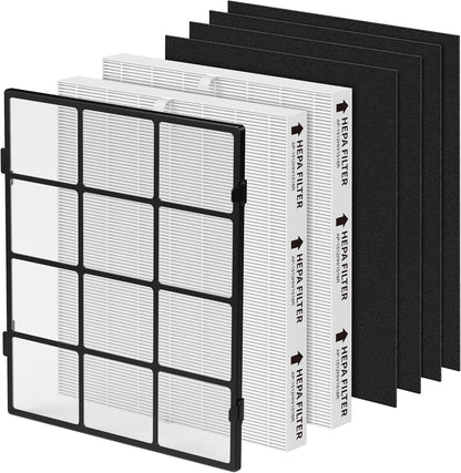 AP-1512HH Replacement filter Compatible with Coway Airmega AP-1512HH and Airmega 200M Air Purifi-ers, 2 Filters and 4 Carbon Filters with 1 Washable Pre-filter, Compared to Part #3304899, 2 Pack