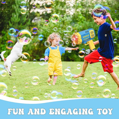 Bubble Gun 2 Pack - Bubble Machine for Toddlers, Toys for Kids 3 4 5 6 7 8 Years Old, Bubbles Maker Blower, Toy for Boys Girls Outdoor Indoor Birthday Wedding Party, Gifts for Ages 4-8