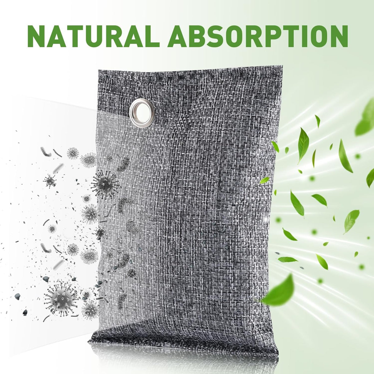 20Pack Activated Charcoal Odor Absorber, Odor Eliminator for Strong 0dor,Shoe Deodorizer,Bamboo Charcoal Air Purifying For in Car,Closet,Shoe, Basement,(100g /3.53oz Each)