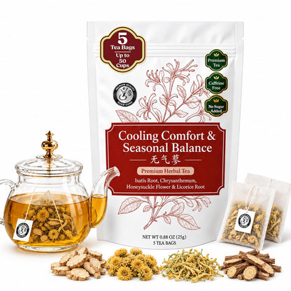 Herb Guru Herbal Tea, Caffeine Free, 5 Bags Brew Up to 50 Cups, 0.88 oz
