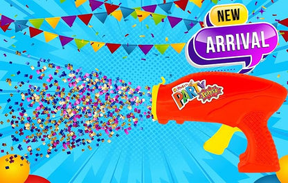 JA-RU Confetti Poppers for Kids (24 Pack) Colorful Party Poppers Confetti Shooters, Confetti Gun, Party Favors for Gender Reveal, Wedding, Birthday & New Year’s Eve | 955-24s