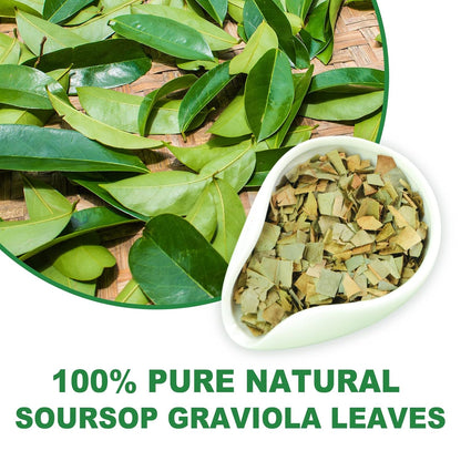 Tearelae - Soursop Leaves Tea - 1.5g x 50 Count - 100% Pure Soursop Graviola Leaves Tea Bag - Country of Origin Thailand