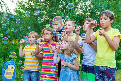 32 oz Concentrated Bubble Solution, Refills up to 2.5 Gallons, Non-Toxic Concentrated Solution for Bubble Machines, Giant Bubble Wands,Bubble Gun and Blowers