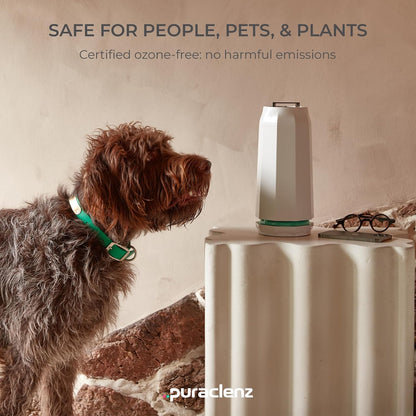 Puraclenz Photon P3000X Air Purifier for Home, Air & Surface Purification, Up to 3000 sqft, Removes 99% Pollutants, Mold, Odors, Viruses, & More, Ozone-Free (White)