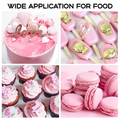 Pink Gel Food Coloring 4.5 oz Professional Grade Pink Food Dye Concentrated Gel Food Coloring for Icing Baking Cake Decorating Cookie Fondant Slime