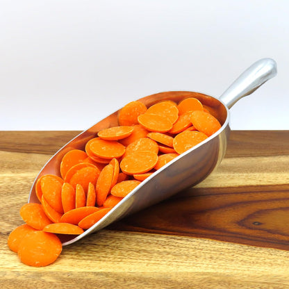 MERCKENS Coating Wafers, Orange Melting Chocolate, 2 Pound Package
