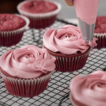 5PCS Large Piping Tips Set, Cokuma Stainless Steel Cake Decorating Tips, Frosting Icing Tips for Cupcakes, Cake