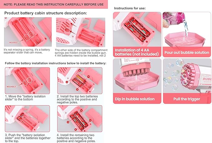 JONEG Toys for 3-8 Year Old Boys Girls: 2 Pack Bubble Machine for Kids with Bubble Solution, Gifts for 3 4 5 6 7 8 Years Old Boy Birthday Toy for Kid Toddlers Ages 4-6 Outdoor Wedding Bubbles Wands