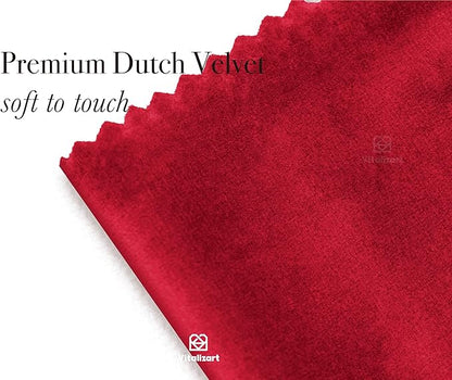 Vitalizart Red Velvet Ribbon Set 1 Inch Double Faced Burgundy Ribbon for Christmas Ornaments Gift Wrapping 15 Yards Wreath Decoration Bows Making Holiday Crafts