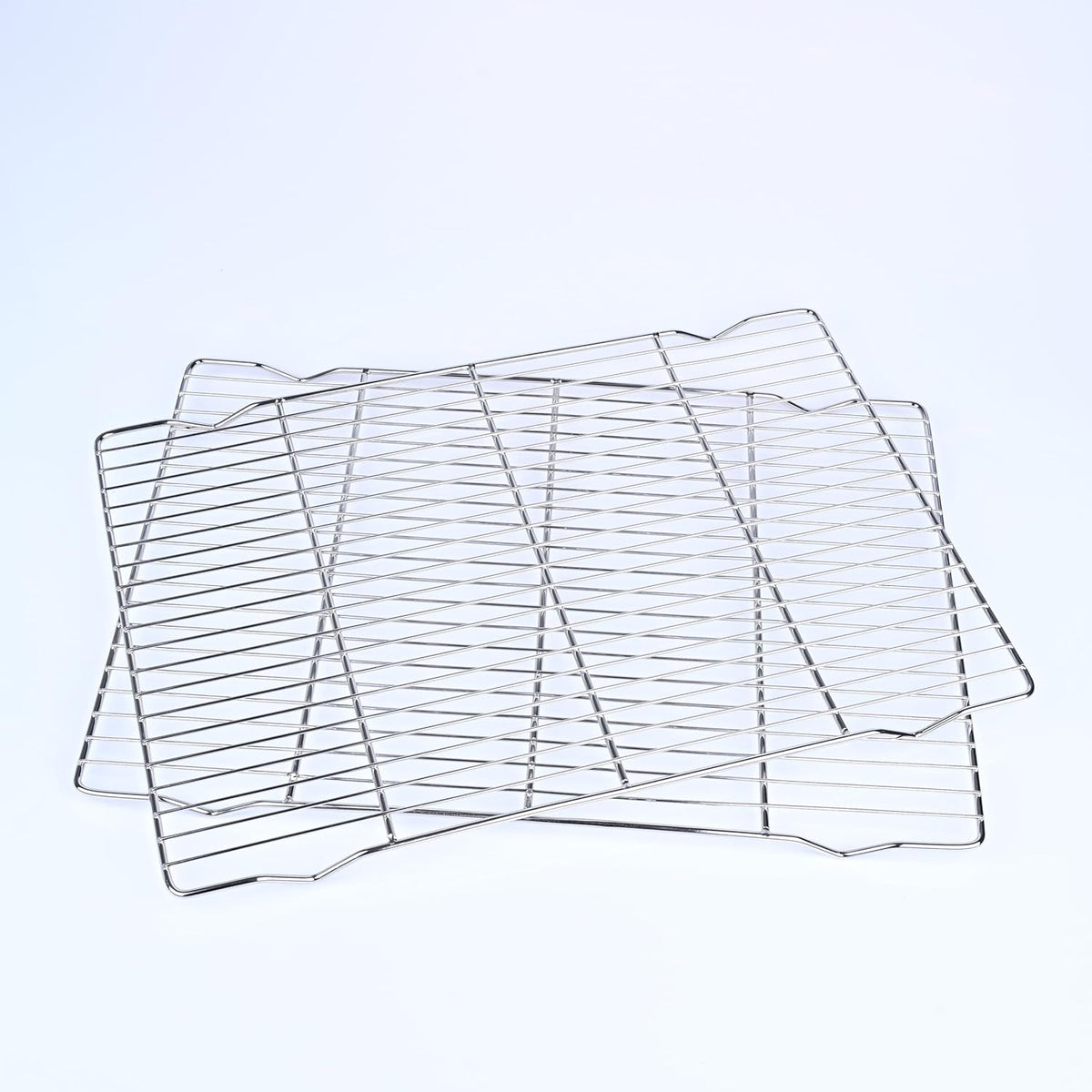2-Pack Cooling Racks for Baking, 10x15 Inch Heavy Duty Stainless Steel Wire Baking Rack, Oven Safe Cookie Cooling Rack Set, Fits Half Sheet Pan