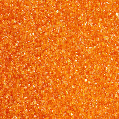 Sentovac Orange Sanding Sugar for Baking Edible Sparkling Sugar Sprinkles Coarse Sugar Crystals for Baking Topping Cake Cookie Cupcake Topper Ice Cream Decoration Supplies 3.2 OZ