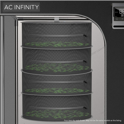 AC Infinity Herb Drying Rack, 6-Layer Hanging Mesh Net for Plants, Seeds, and Buds, 24" Diameter Fit in Grow Tents Closets Hydroponics