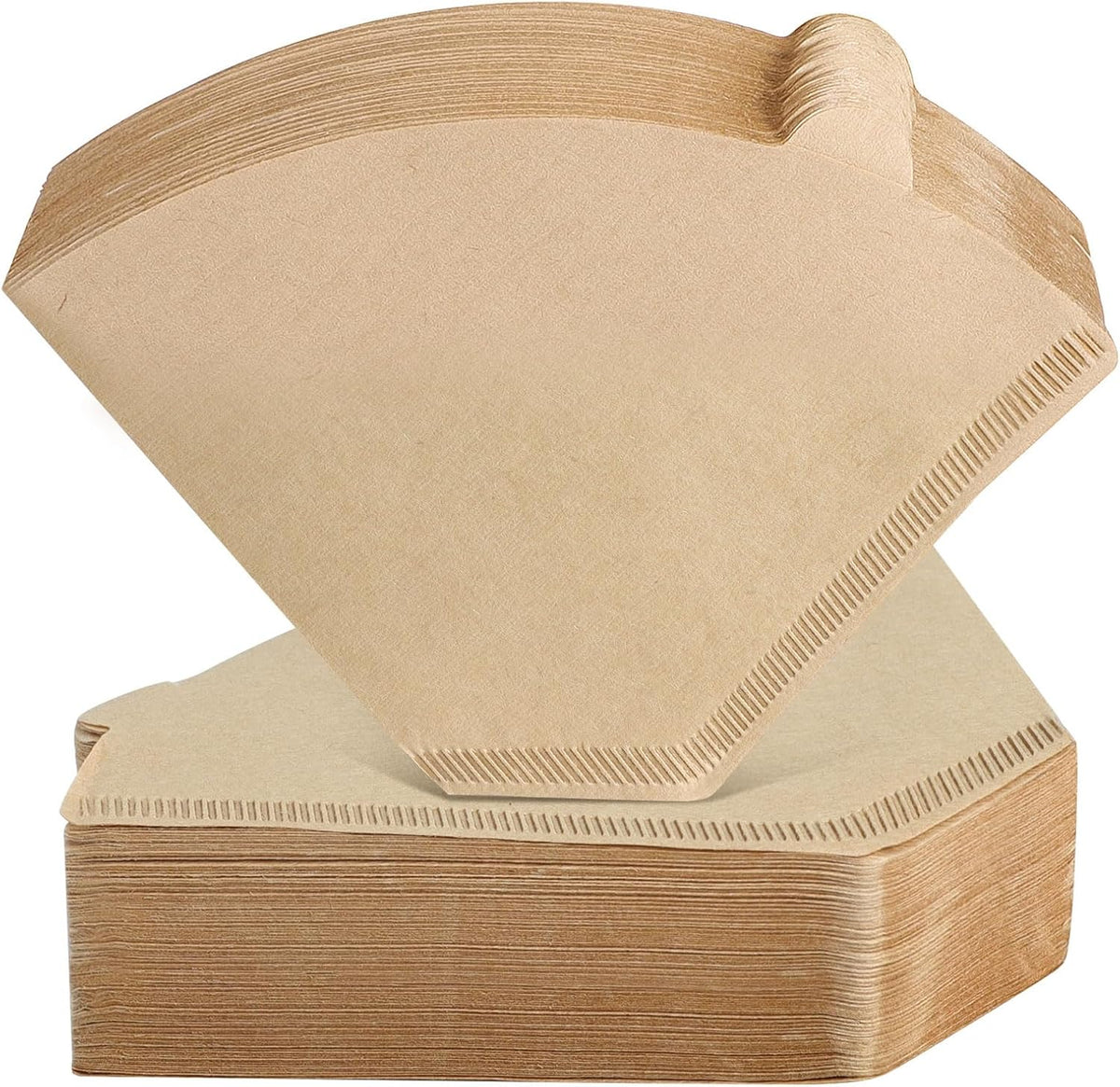 Coffee Filters, Size 04 Unbleached Cone Filters 8-12 Cup, 200 Count Disposable Natural Paper Filters