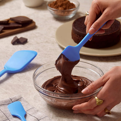 GIR: Get It Right Premium Seamless Spoonula - Non-Stick Heat Resistant Silicone Scraper Spatula - Perfect for Mixing, Serving, Scraping, Stirring, and More - Skinny - 11 IN, Black
