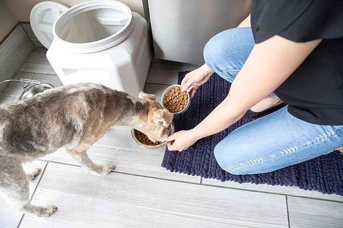 Gamma2 Vittles Vault Dog Food Storage Container with Airtight Lid, holds up to 25-30 Pounds of Dry Pet Food, Cat Kibble and Bird Feed, BPA Free, Made in USA