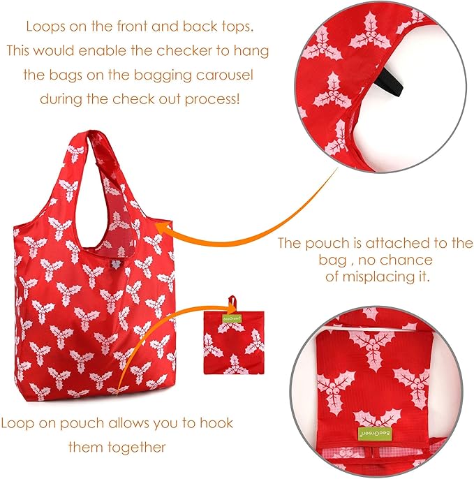 BeeGreen Geography Reusable Grocery Bags Bulk 10 Packs X-Large, Reusable Shopping Bags Foldable for Groceries, Vegetables, Fruits Watertight Bulk Tote Bags Washable For Women Men
