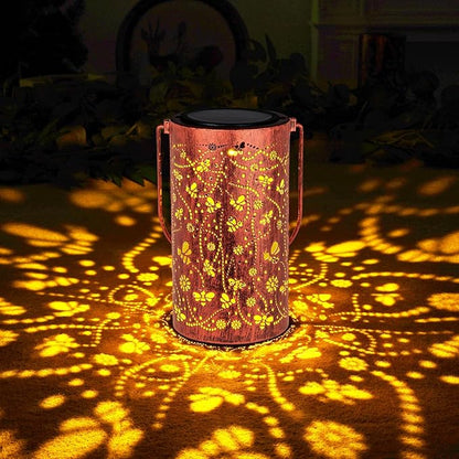 Homemory Butterfly Solar Lanterns Outdoor Waterproof, Birthday Gifts for Women Mom Grandma, LED Solar Lights Metal Decoration Outside for Yard, Patio, Backyard, Porch, Lawn