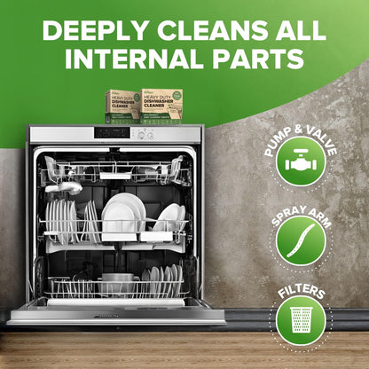 Renuv Dishwasher + Washing Machine Cleaner Bundle – Heavy Duty Deep Cleaning, Descaling & Deodorizing