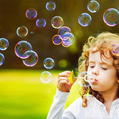 JOYIN 24 pcs Mini Bubble Bottles with Wand Assortment for Kids, Bubbles Party Favors Supplies, Summer Toy for Toddler, Valentines Day Goodie Bag Stuffer, Birthday Gifts for Toddlers