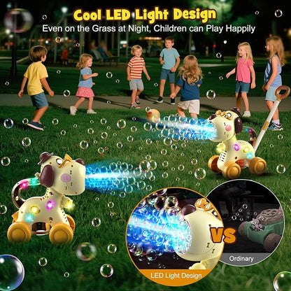 Nicmore Bubble Machine for Toddlers 1-3: Portable Dog Bubble Maker Blower Toys for 1-6 Year Old Boy Girl Kids Outdoor Toys for Easter Party Birthday