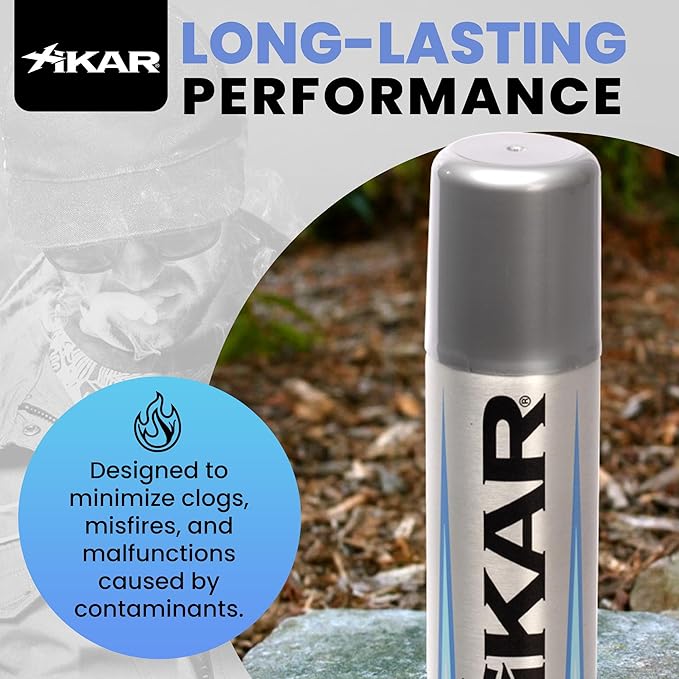 Xikar PUROFINE Premium Butane Fuel Refill with 0 Impurities 1.9oz (100ml) - Premium Quality Fuel for Jet Flame Lighters and Torches - High Altitude Formula