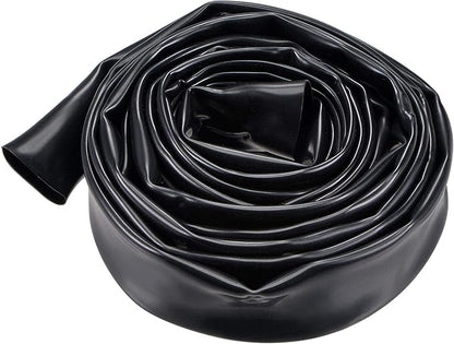 uxcell Black PVC Tube Wire Harness Tubing, 18mm ID 10ft Sleeve for Wire Sheathing Wire Protection