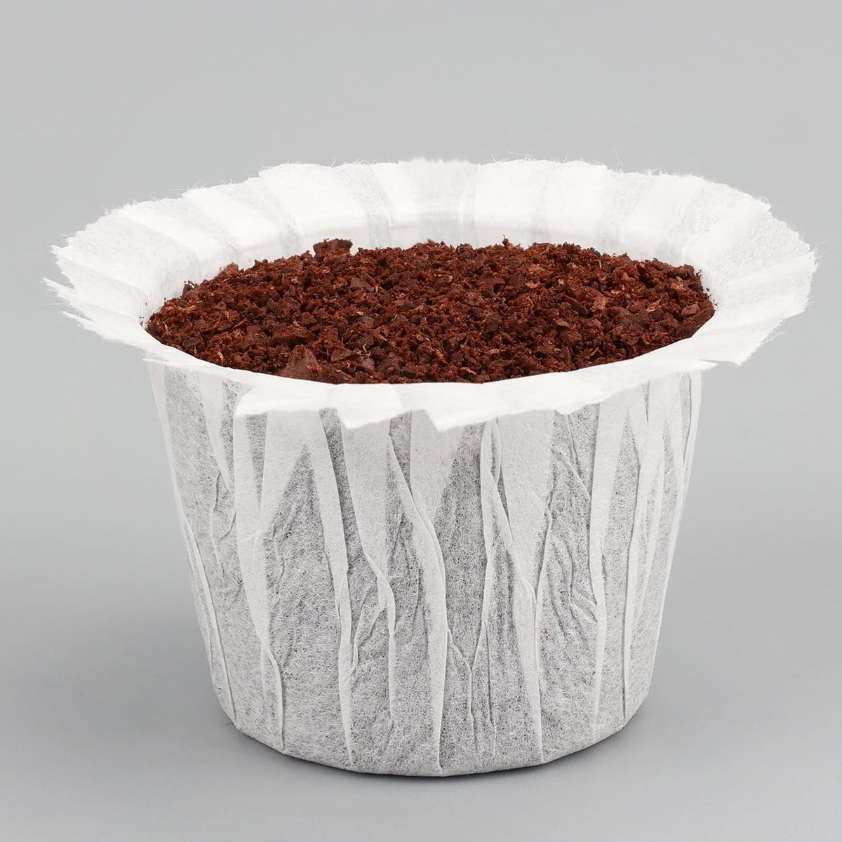 100 Count Disposable Coffee Paper Filters Compatible with Keurig Single Serve 1.0 and 2.0, Fits All Brands Reusable K Cup Filters
