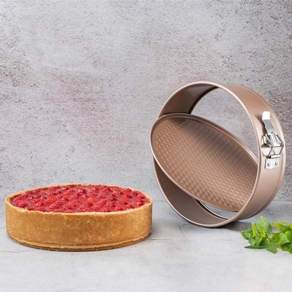 Non Toxic Nonstick 9 inch Springform Pan, 9'' Cheesecake Mold, Leakproof Spring-form Round Cake Pans, Nontoxic Non Stick Spring Form Pan for Baking