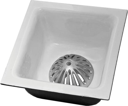 Heavy Duty Aluminum Floor Drain Cover, Floor Drain Strainer, Floor Sink Strainer, Dome Drain Cover for Restaurant, Home, Garden, Kitchen, Bar, Buffet or Food Service, 5-1/2" W x 2-1/4"H(1PCS)